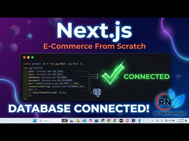 Next.js Tutorial #48 Full Stack E-Commerce  — Google OAuth + PostgreSQL (Neon) + Tailwind