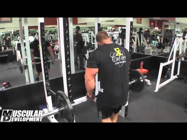 4x Mr Olympia Jay Cutler Trains Back 2013 (Muscular Development)