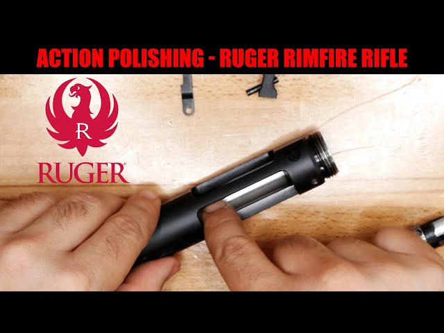 Action Polishing - Ruger Precision Rimfire Rifle Budget Build