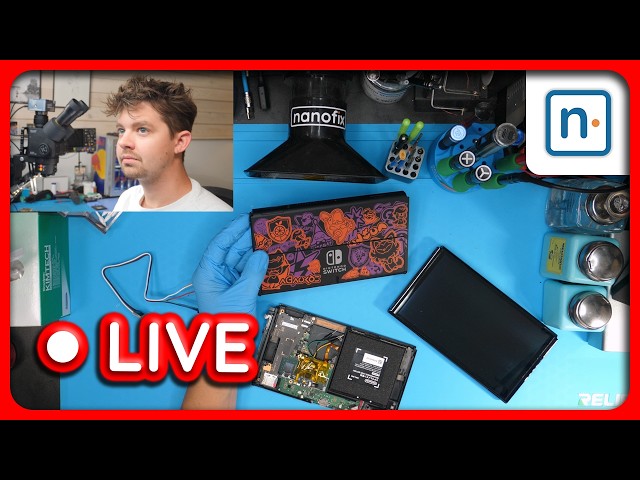 LIVE - Come Fix Switch OLEDs With Me!!