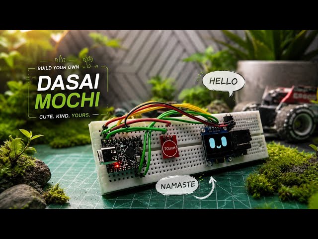 | Build your own Dasai Mochi robot | |cute, kind, angry, perfect......| ESP32 C3| #tech#robots#mochi