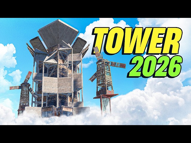 Tower Base with Anti-Siege - Mini SHELL - Mini OPENCORE [4 BUNKERs] - rust base design
