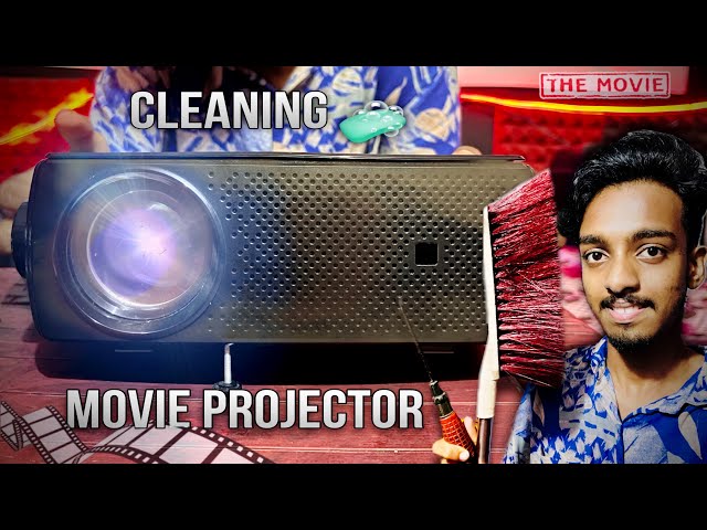 My Home Cinema Projector cleaning video | Action dude