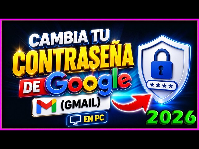 How to CHANGE your GOOGLE (Gmail) PASSWORD on PC 🔴 Updated 2026