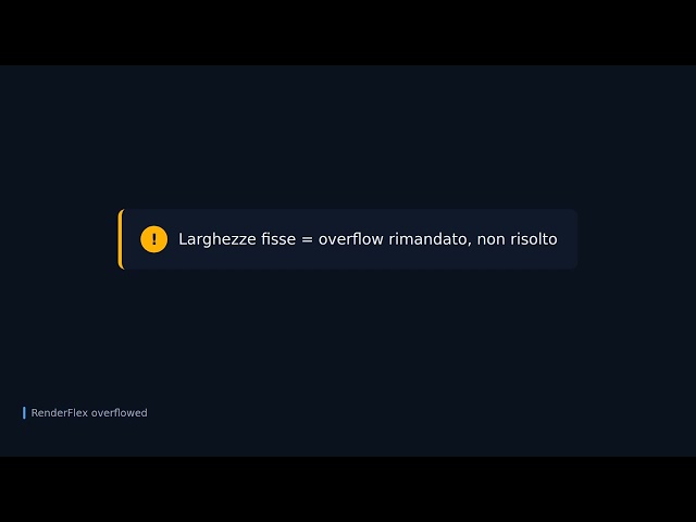 Gli errori tipici di chi inizia con Flutter: overflow, setState fuori posto e null safety