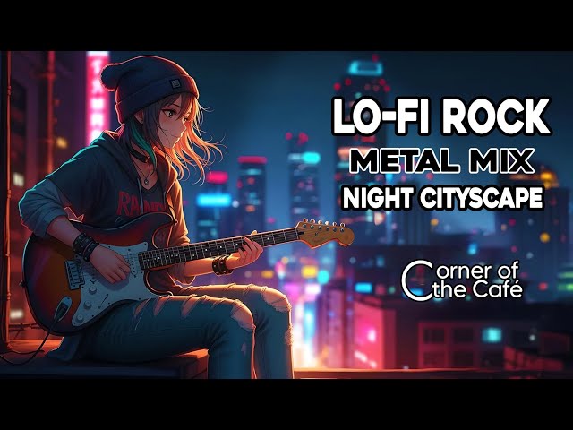 Night Cityscape 🌙🏙️ | Lo-Fi Rock Metal Mix #60 🎸⚡🤘