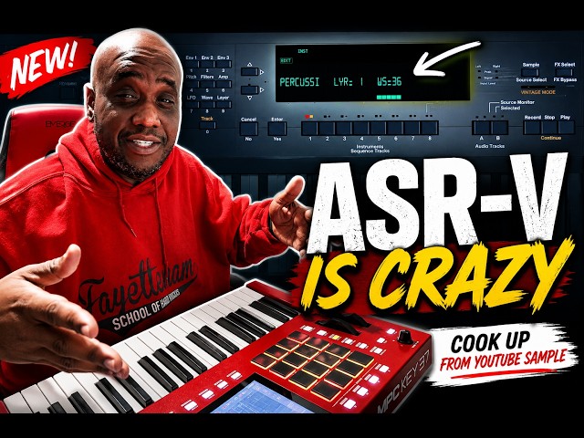 I Made a Beat with the NEW ASR-V… This Sampler is CRAZY 🤯 (Cook Up)