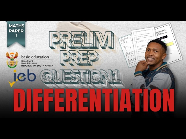 IEB 2026 May/June - Question 1 - Differentiation