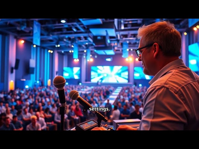 5 audio engineer tips for live corporate events