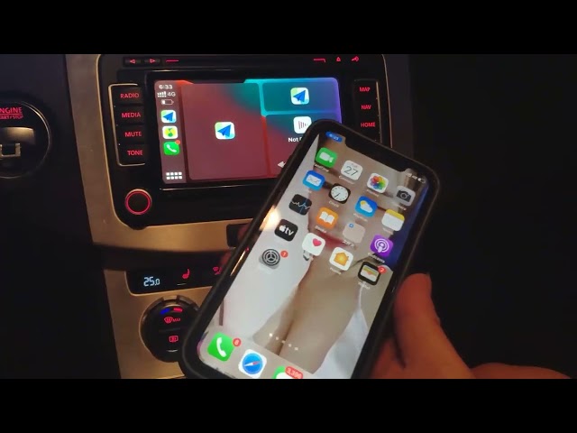Wireless Carplay and Android Auto Retrofit Box for Volkswagen Magotan RNS 510 2012 Model 5G Upgrade