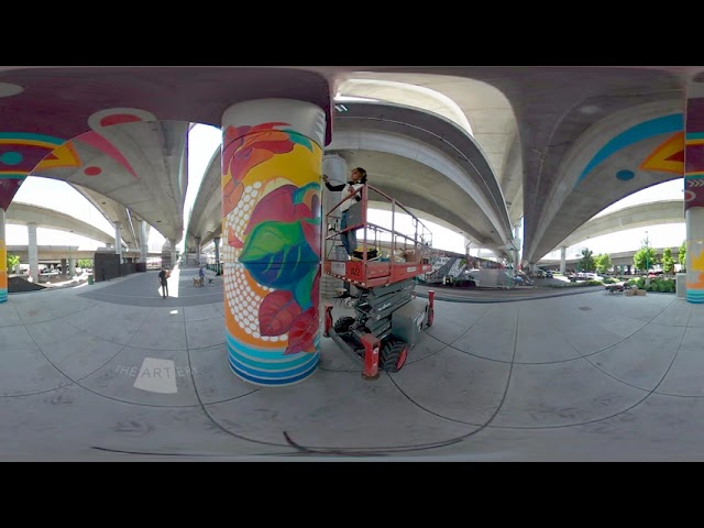 360° Of 4 Underground At Ink Block Murals