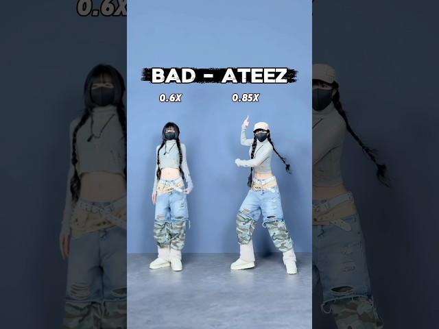 BAD - ATEEZ | Dance Tutorial (Slowed) 0.85x