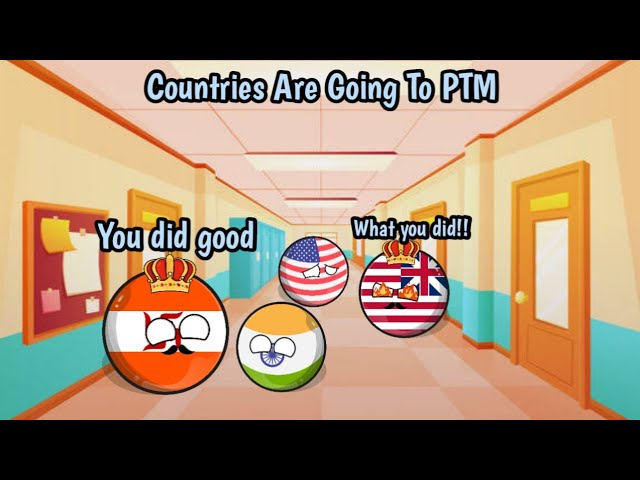 Countries Are Going To PTM 🏫🎒📜 || 📖 [Interesting and Funny] 🤣😠🧾#countryballs #worldprovinces