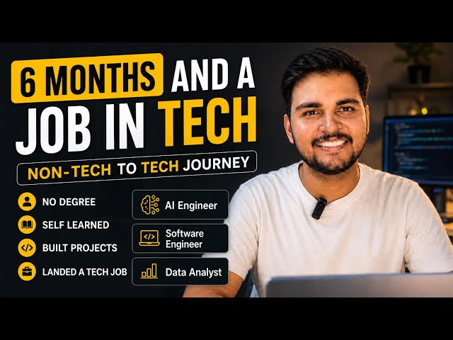 Can't Get a Tech Job Without a Degree? 🤔 | All possible job roles | Non-Tech to Tech Series Part 2