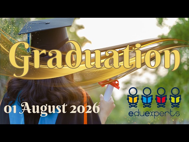 Graduation - 1 August 2026, 10h00 - 1st session