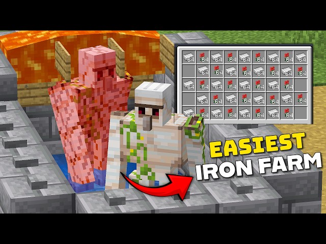 Minecraft 26.2 Ultimate Iron Farm Tutorial (Unlimited Iron!)