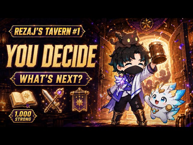 We Reached 1,000 Subscribers in 30 Days! | Rezaj's Tavern #1 [Sword x Staff]