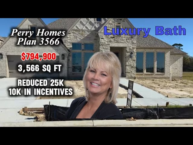 NOW Is the Time to Buy! 💰 Perry Homes Riceland | $100K Incentives -  Mont Belvieu TX / Houston