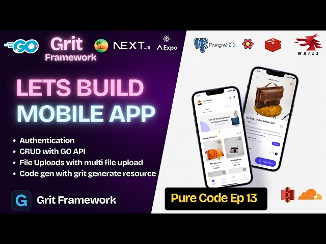 Build a Mobile Store | Ecommerce App with Grit | Full CRUD, Authentication & Image Uploads | NO AI