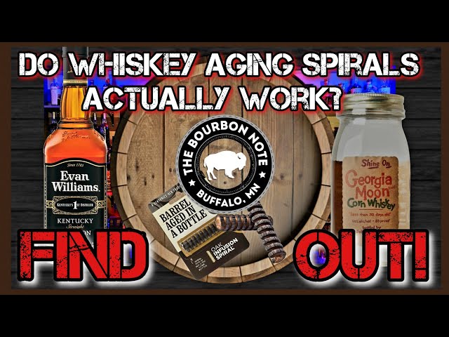 Do barrel aging spirals actually work? A Bourbon Note experiment!