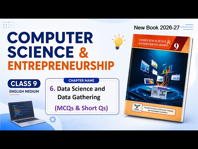 Computer Science Class 9 | Unit 6 (Chapter 6) | In English | Exercise MCQs & Short Questions