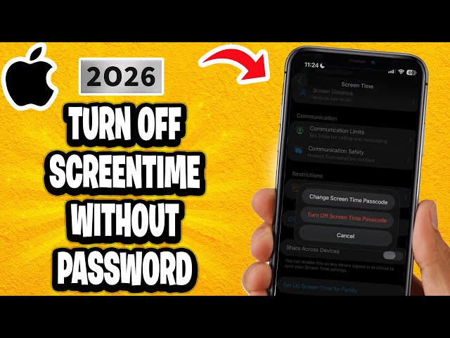How to Turn OFF Screen Time Without Password | Turn Off Parental Controls - iPhone - 2026