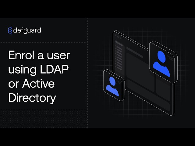 Enrol a user using LDAP or Active Directory