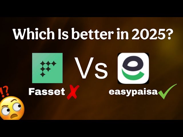 Fasset vs Easypaisa 2025 🔥 Pakistan’s Best Halal Investment App? Full Crypto & Stocks Guide!