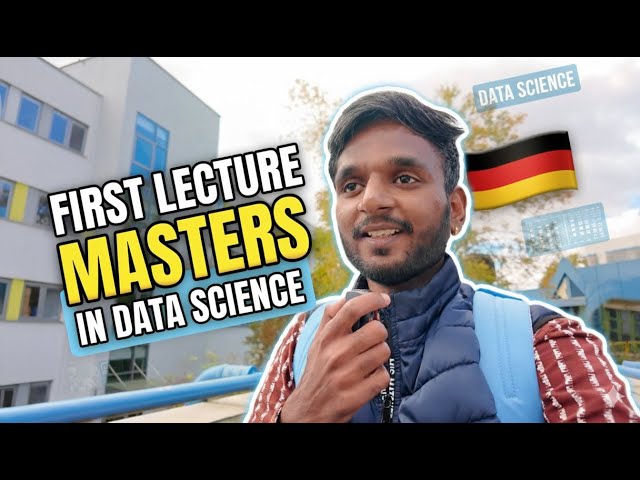 🇩🇪 My First Data Science Lecture in Germany | Masters Student Vlog