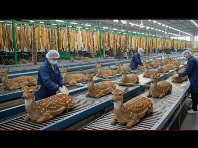 Inside the Factory: Full Process Where Deer Skin Becomes Luxury Leather Bags, You won't believe it!!