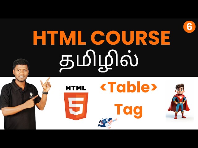 HTML Table Tutorial for Beginners | Create Tables in HTML Easily | HTML Tutorial |06
