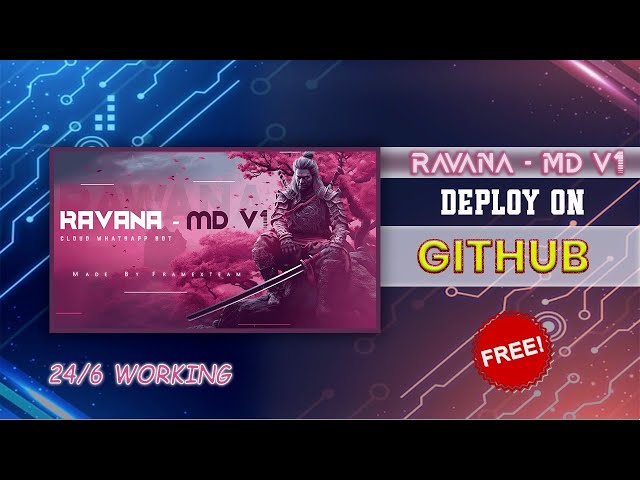 RAWANA MD V1 Whatsapp  Bot Deploy in Github | 2025 Tutorial