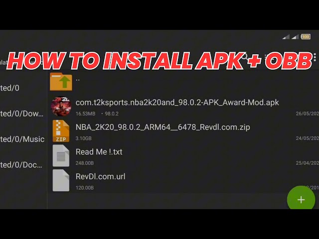 How To Install APK & OBB File On Android using ZARCHIVER - Tagalog