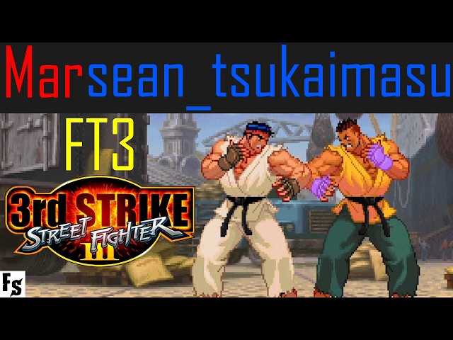 Street Fighter III: Third Strike - Mar [Ryu] vs sean_tsukaimasu [Sean] (Fightcade FT3)