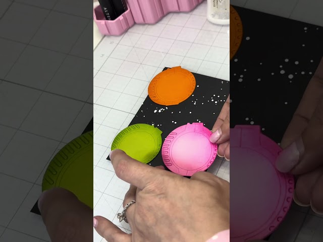 a little asmr card making! Using our new dies 🍭 #cardmaking #cardmakingtutorial #asmr