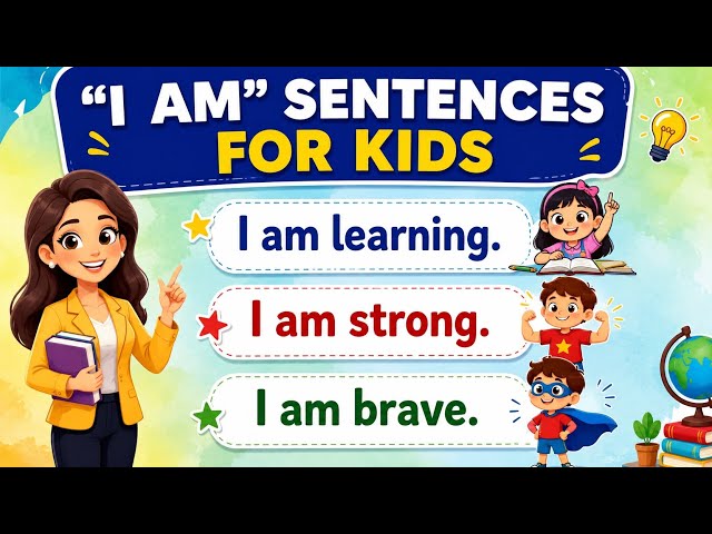 🚀 Start Speaking English from Day 1 | 10 Powerful "I Am" Structures | English for Beginners