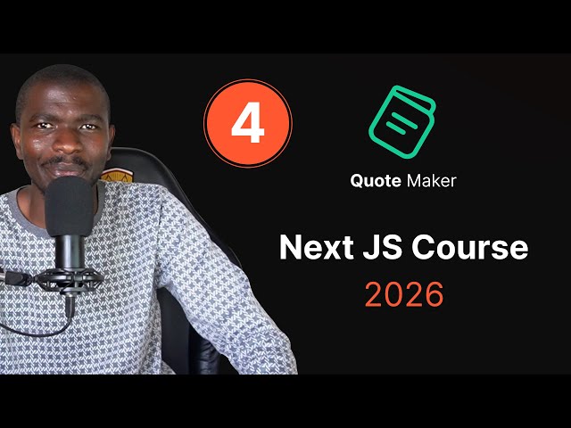 Next JS 16 - React 19 full Course 2026 #4
