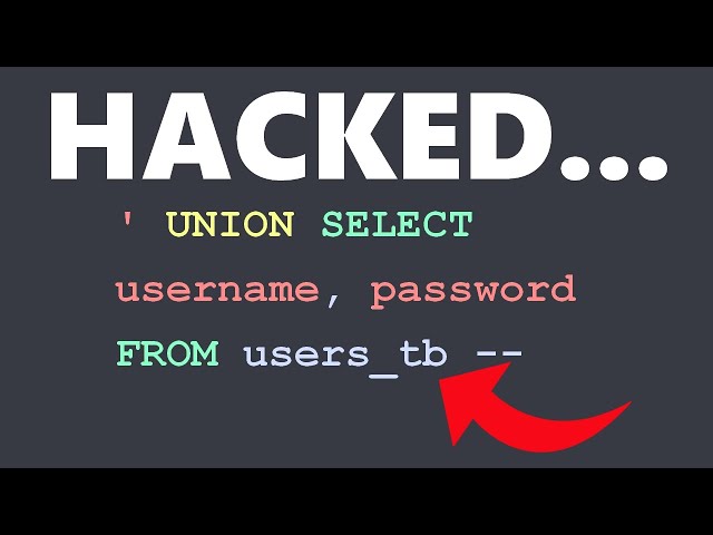 Why HACKERS Love SQL Injections