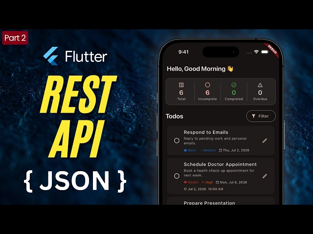 Flutter Todo App: Create Todo Model & API Service