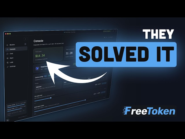 How They Fixed AI's Biggest Local Hardware Problem (with FreeToken)