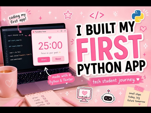 I BUILT MY FIRST PYTHON GUI  APP 💻🌸