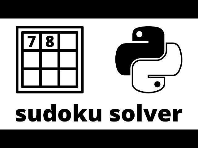 Sudoku solver with computer vision, OCR and autocomplete for GUI