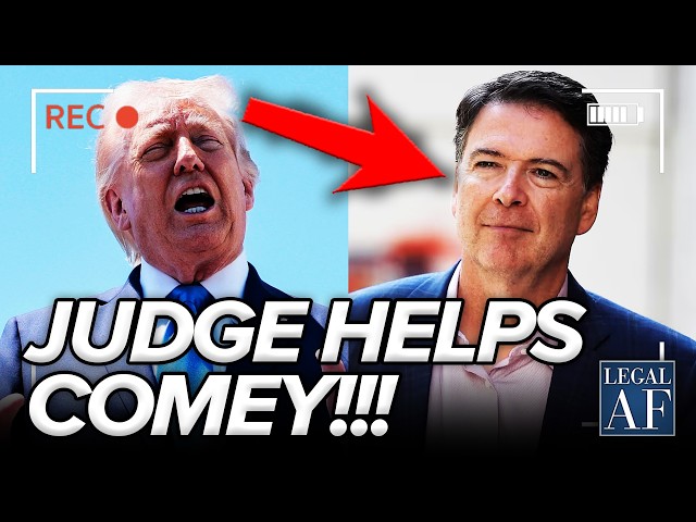 Trump DOJ STUNNED as Judge Deals CRUSHING BLOW to Comey Case