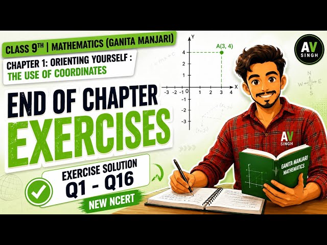 Class 9th Maths Ganita Manjari Ch 1 End of Chapter Exercise Solutions | New NCERT 2026-27