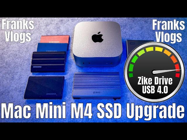 Externer Speicher am Mac Mini M4 Upgrade Super Schnell Zike Thunderbolt 4 Drive #zikedrive
