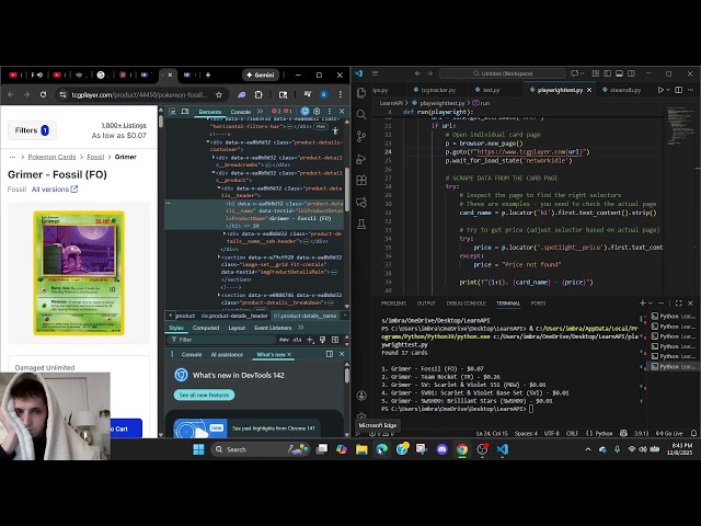 Learning Python - Day 130 - Trying to learn some playwright