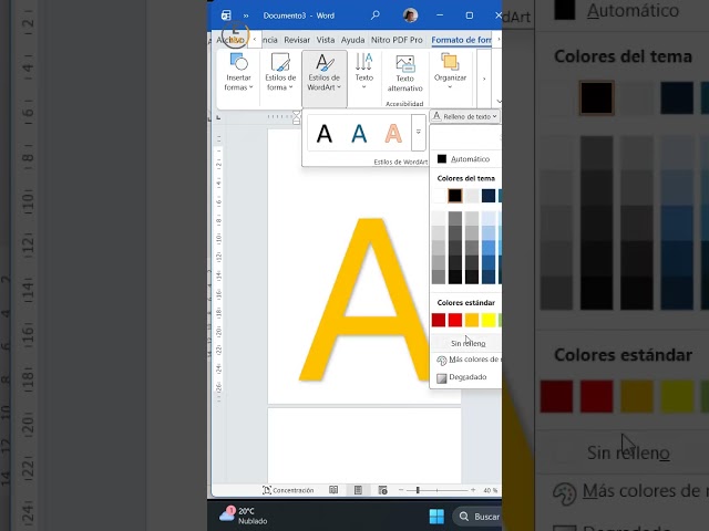 Cómo hacer MOLDES de LETRAS GIGANTES en Word | Fácil y Rápido 🖨️