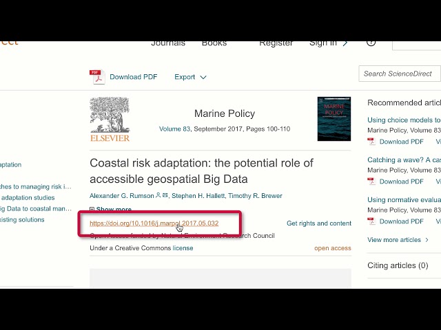 Using the link generator