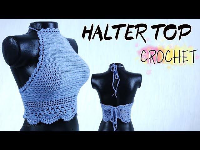 CROCHET HALTER Top | TUTORIAL | DIY