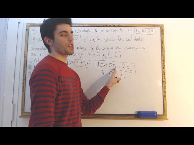 FUNCIÓN DE UTILIDAD Ejercicio Resuelto | MICROECONOMIA | UNED